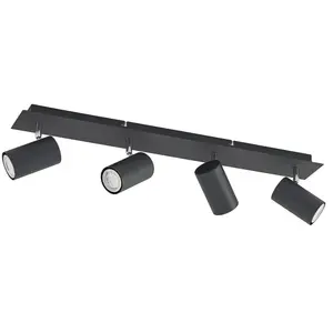 Lindby - buitenspot - 4lichts - Staal, aluminium - H: 16.5 cm - GU10 -... pas cher