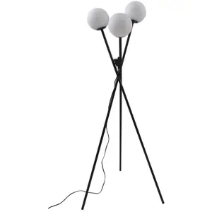 LUCANDE Lampadaire 'Visata' en métal pour salon & salle à manger pas cher