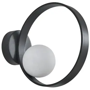 LUCANDE LED Applique Murale 'Luneo' en métal pour salon & salle à manger pas cher