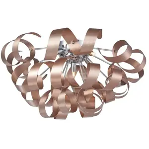 LUCANDE Plafonnier à intensité variable 'Kaelor' en aluminium pour salon & salle à manger pas cher