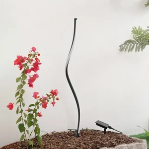 Lindby - Sfeerverlichting buiten - 1licht - Aluminium - H: 101.5 cm - ...Vendu parbol