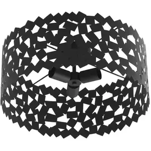 LUCANDE Plafonnier à intensité variable 'Aeloria' en métal pour salon & salle à manger pas cher