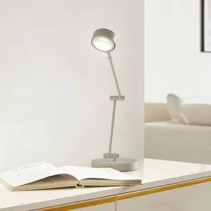 Lindby - bureaulamp - 1licht - ijzer - H: 36 cm - GX53 - wit mat pas cher