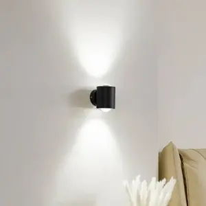 Lindby - wandlamp - 2lichts - IJzer, kunststof - H: 9 cm - GX53 - zwar...Vendu parbol