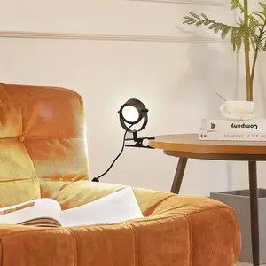 Lindby - Klemlamp - 1licht - IJzer, kunststof - H: 10 cm - GX53 - zwar... pas cher