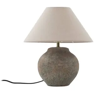 LUCANDE Lampe à poser 'Thalorin' en céramique pour salon & salle à manger pas cher