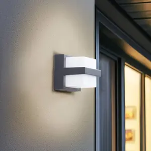 LINDBY LED à intensité variable 'Fyra' en aluminium pas cher