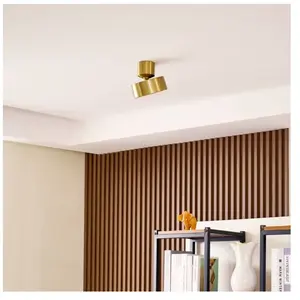 LINDBY LED Plafonnier 'Nivoria' en aluminium pour salon & salle à manger pas cher