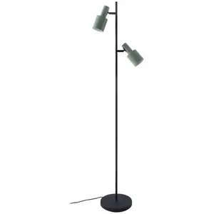 LINDBY Lampadaire 'Ovelia' en métal pour salon & salle à manger pas cher