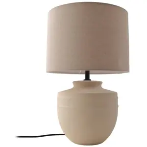 LINDBY Lampe à poser 'Thalassia' en céramique pour couloir pas cher