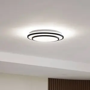Lindby - led Plafonnier à intensité variable 'Duala' pour salon & salle à manger pas cher