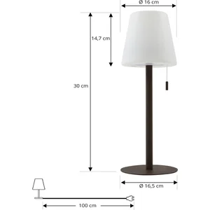 Lindby Led Luminaire de terrasse 'Azalea' en aluminium pas cher