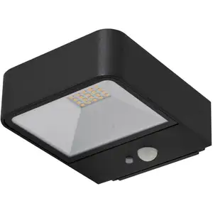 LUCANDE Led Applique Murale Solaire 'Dava' en aluminium pas cher