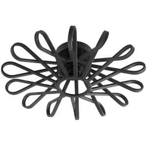 LINDBY Plafonnier à intensité variable 'Kaelen' en métal pour salon & salle à manger pas cher