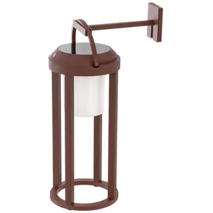 LUCANDE Led Applique Murale Solaire à intensité variable 'Tilena' en aluminium pas cher
