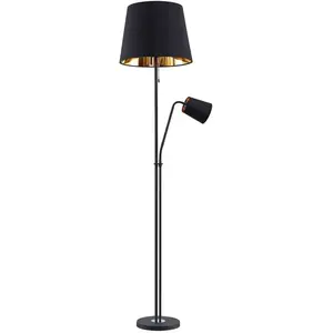 LINDBY Lampadaire 'Efalia' en métal pour salon & salle à manger pas cher