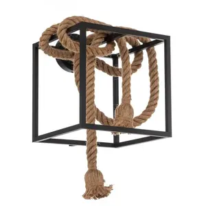Lucande - Applique à intensité variable 'Vlados' en métal pour salon & salle à manger pas cher