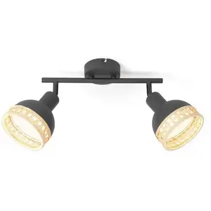 Lindby Spot à intensité variable 'Lonnaris' en métal pour salon & salle à manger pas cher