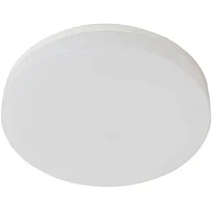 PRIOS - LED plafondlamp- met dimmer - CCT - 1licht - PMMA, ijzer - H: 7.1 cm - wit - Inclusief lichtbron pas cher