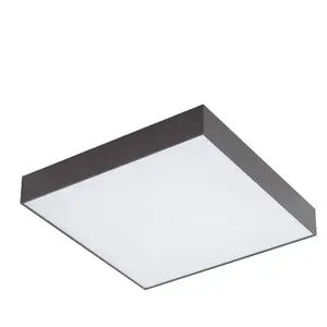 LUCANDE Led Plafonnier à intensité variable 'Leicy' en métal pour salon & salle à manger pas cher