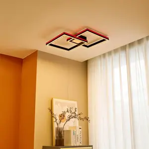 LUCANDE Led à intensité variable 'Tjado' en métal pour salon & salle à manger pas cher