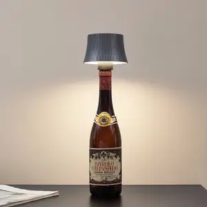 Lindby - Terraslampen- met dimmer - 1licht - Aluminium, kunststof - H: 8.8 cm - rookgrijs - Inclusief lichtbron pas cher