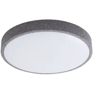 Lindby - Slimme plafondlamp - RGB - 1licht - Metaal, kunststof - H: 8 ... pas cher