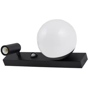 LINDBY Led Applique Exterieur 'Larcie' en aluminium pour couloir pas cher