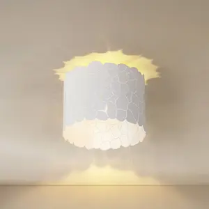 Lindby - plafondlamp - 1licht - Metaal - H: 22 cm - E27 - witVendu parbol