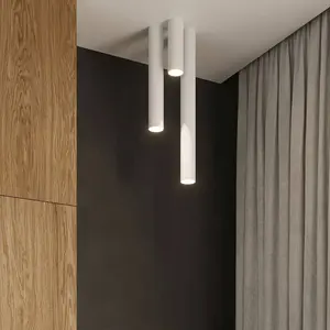 Euluna - buitenspot - 1licht - Staal - H: 60 cm - GU10 - wit mat pas cher