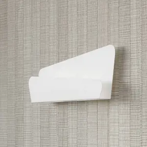 Euluna - wandlamp - 2lichts - Staal - H: 15 cm - G9 - wit mat pas cher