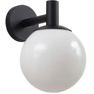 LINDBY Applique extérieure à intensité variable 'Dangan' en verre pas cher
