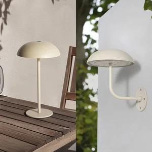 Arcchio - Terraslampen- met touchdimmer - 1licht - Ijzer, plastic - H: 9.5 cm - beige - Inclusief lichtbron pas cher