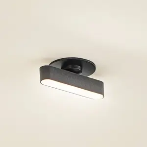 LINDBY Led Spot encastrable à intensité variable 'Eldrin' en métal pour salon & salle à manger pas cher