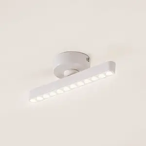 LINDBY Led Plafonnier à intensité variable 'Eldrin' en métal pour salon & salle à manger pas cher