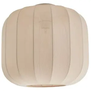 Lindby - plafondlamp - 1licht - Stof - H: 32 cm - E27 - beige pas cher