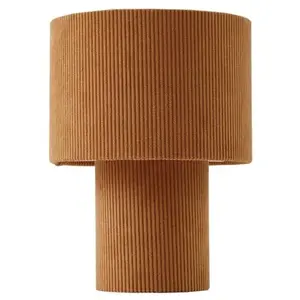 Lindby - Tafellamp - 1licht - Textiel - H: 30 cm - E27 - lichtbruin pas cher