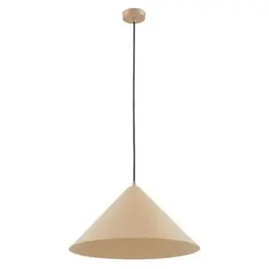 Lindby - hanglamp - 1licht - Metaal - H: 25 cm - E27 - beigeVendu parbol