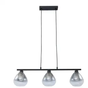 LINDBY Suspension à intensité variable 'Pendura' en verre pour salon & salle à manger pas cher