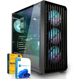 SYSTEMTREFF PC Gamer - AMD Ryzen 7 5700G - AMD Radeon RX Vega8 - 32Go ... pas cher