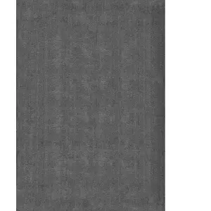 the carpet Relax tapis moelleux à poils courts antidérapant lavable à 30 degrés Anthracite 300 x 400 cm pas cher