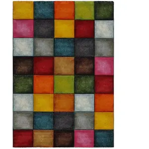 Tapis Moderne Extra Doux - Belis - multicolore - 160x230 cm - Rectang... pas cher