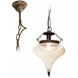 LOBERON Hanglamp Gaidouras helder/zwart pas cher