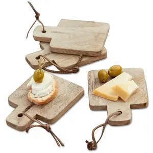 LOBERON Snijplank set van 4 Boise bruin pas cher