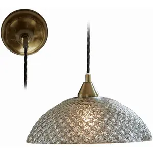 LOBERON Hanglamp Lawndale antiekzilverkleurig pas cher