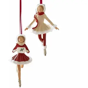 LOBERON Hanger set van 2 Sylphelle rood/wit/groen