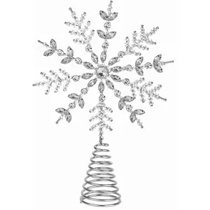 LOBERON Kerstboompiek Coeuron zilverkleurig pas cher