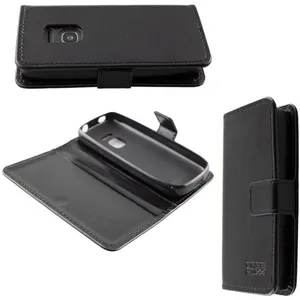 CASEROXX Housse Nokia 225 4G (2020), Chaussette en noir, Etui de protection fait de Cuir artificiel pas cher