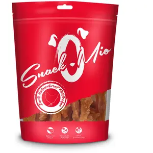SnackOMio Tendres lamelles de filet de poitrine de poulet pour chien - 500 g environ pas cher