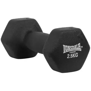 Lonsdale Haltère Revêtu De Néoprène Fitness Weights 2.5kg 1 Unité pas cher